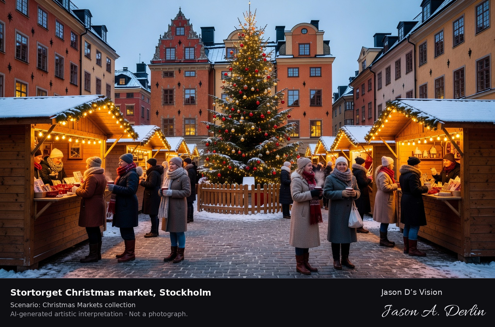 Stortorget Christmas market, Stockholm